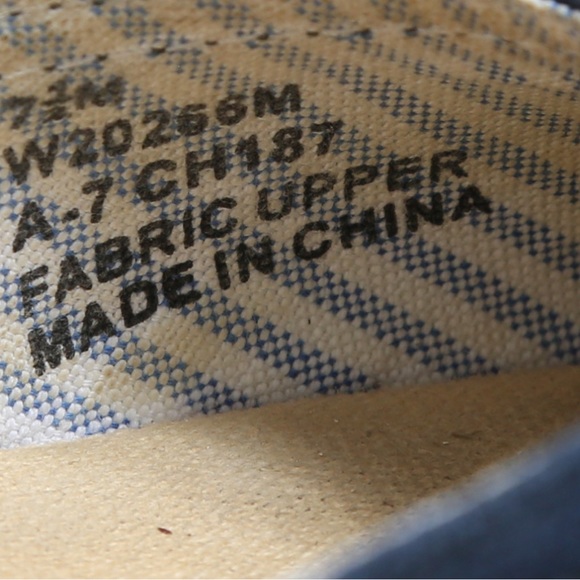 Tommy Hilfiger “Tiffany” Canvas Strappy Espradille Wedge Shoes Sz 7.5 - Picture 7 of 9